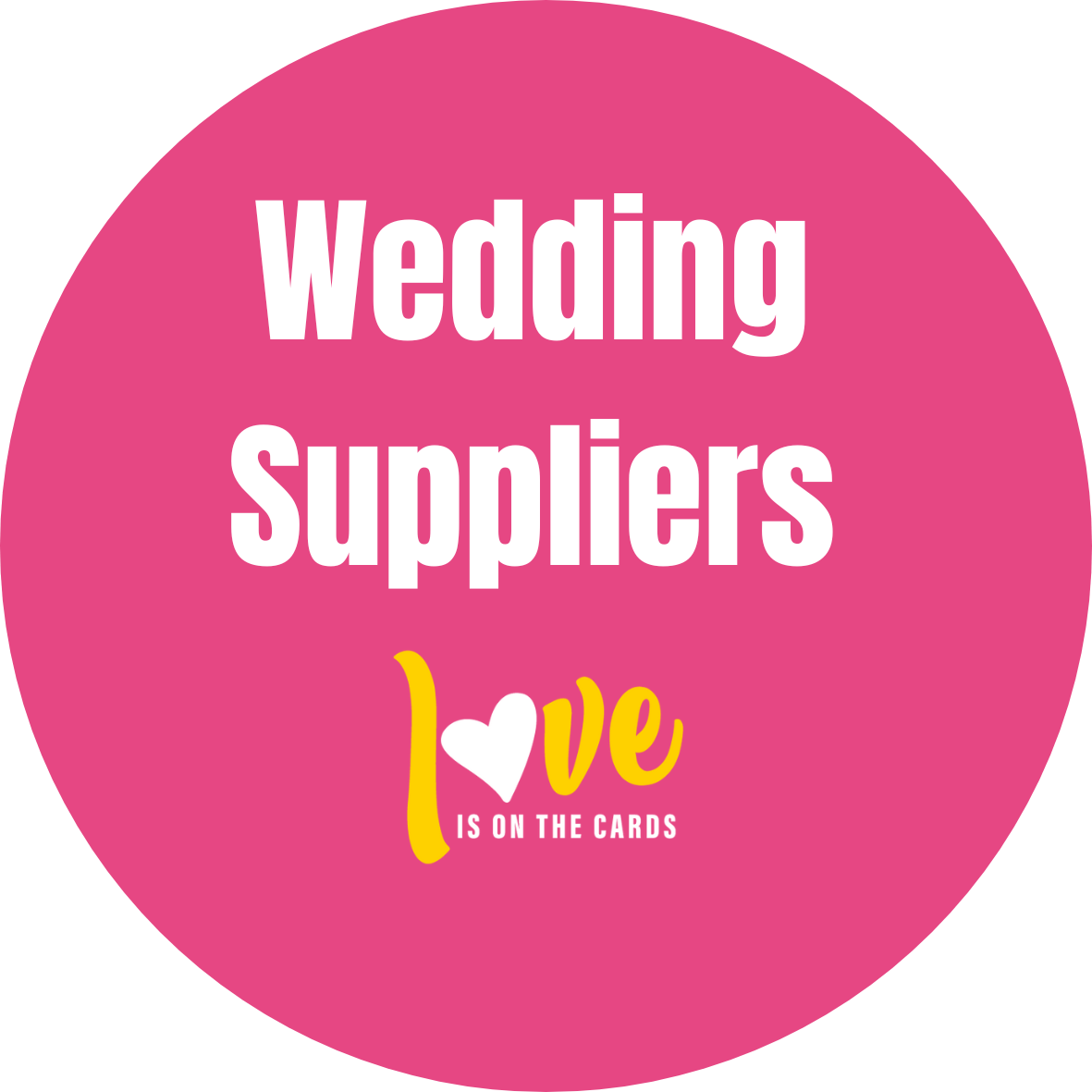 Wedding Suppliers Greetings Cards