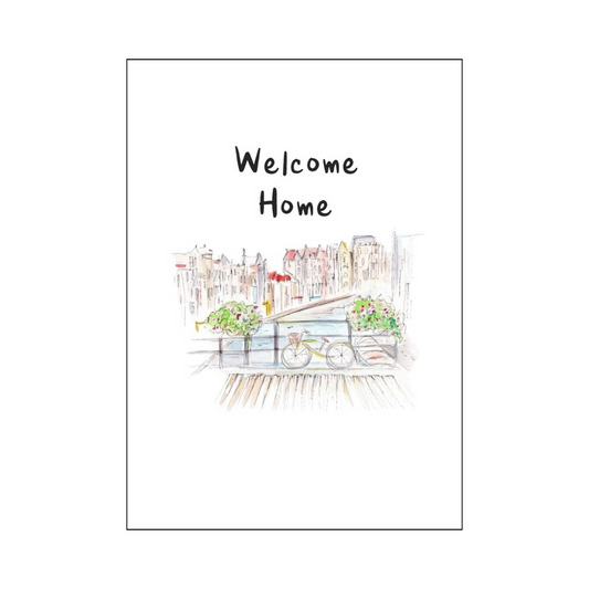 Amsterdam Welcome Home Card