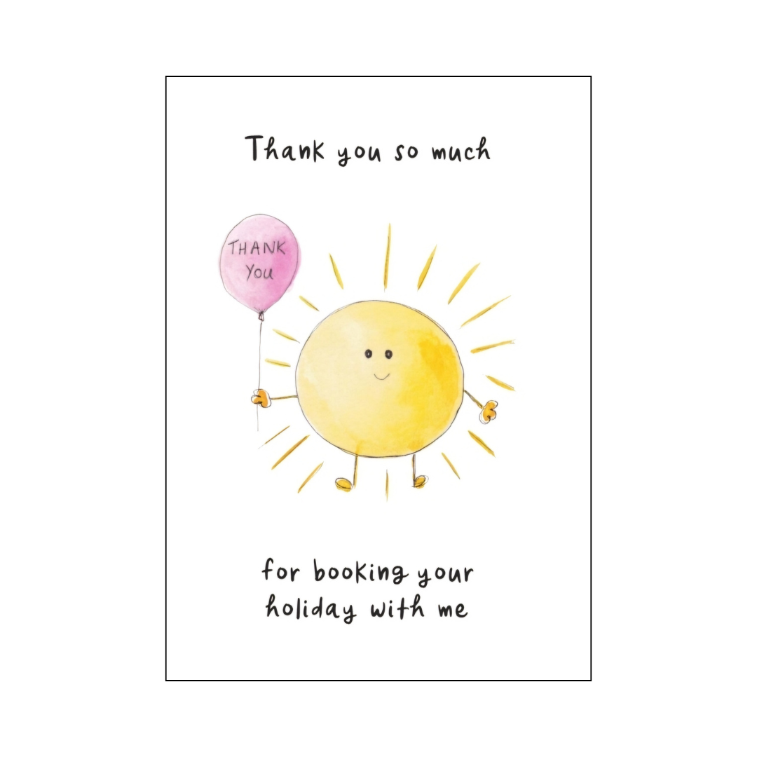 Happy Sunshine Thank you so much for booking your holiday with me
