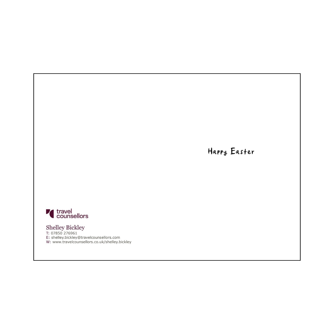 Happy Easter Bonnet Geetings Card
