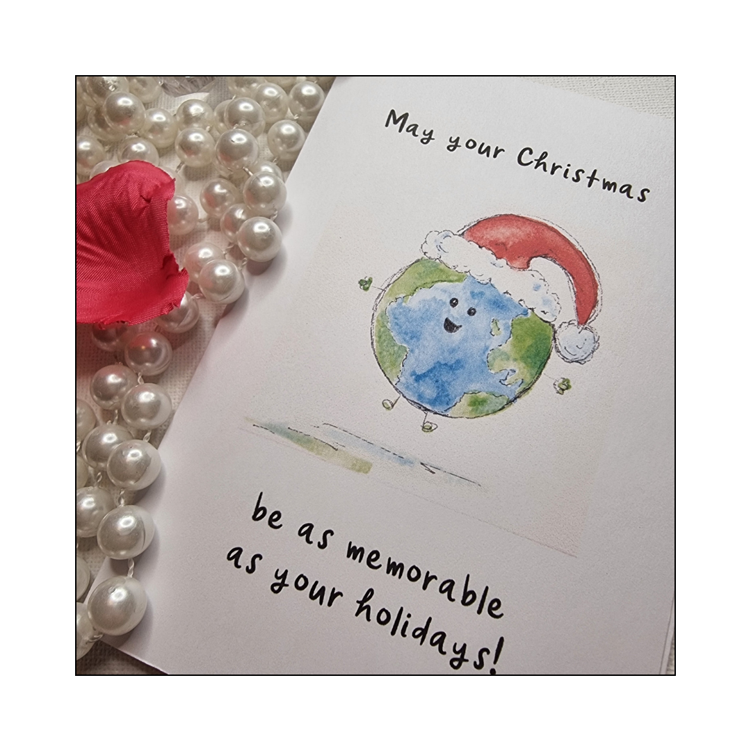Christmas Globe Christmas Card photo