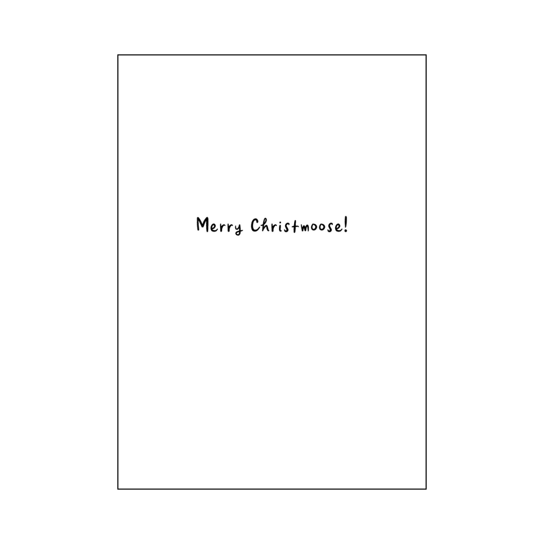 Merry Christmoose Christmas Card