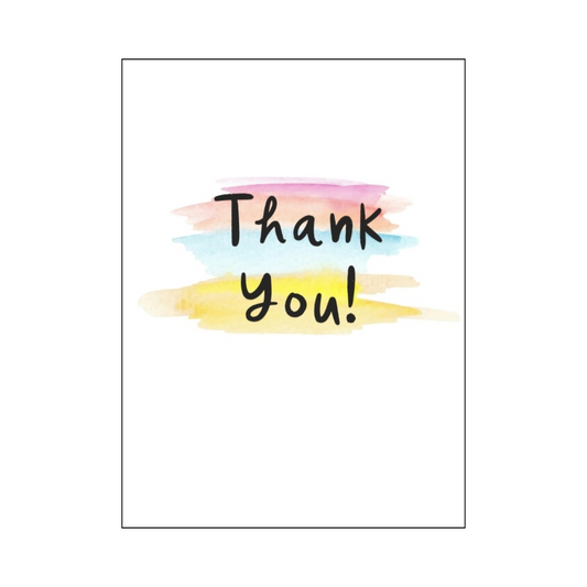 Sunset Shades Thank You card