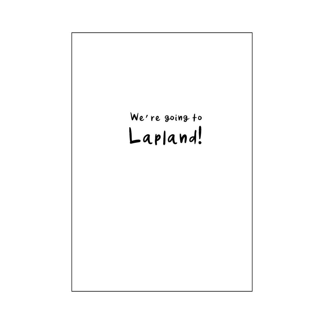 Lapland Passport Christmas Moose design