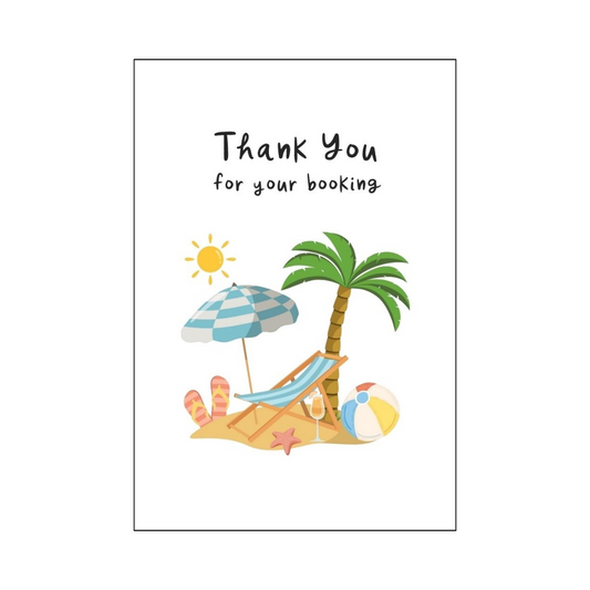 Beach Scene Thank You Card