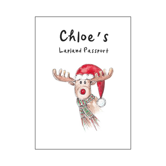 Lapland Passport Christmas Moose design