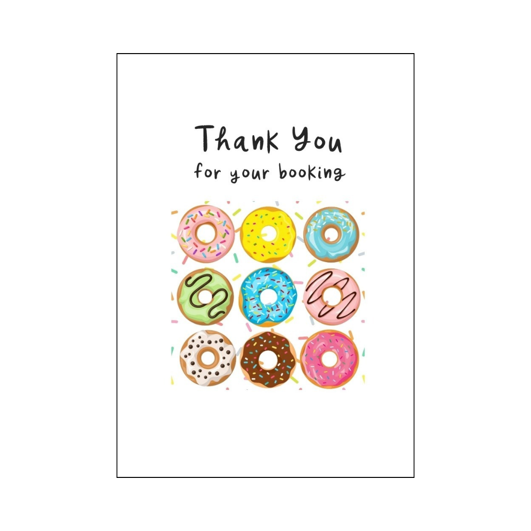 Doughnuts and Sprinkles Thank You Card
