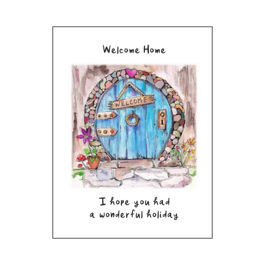 Fairy Door Welcome Home Card