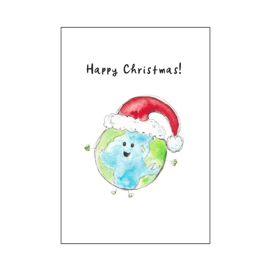 Happy Christmas Globe Happy Christmas Card