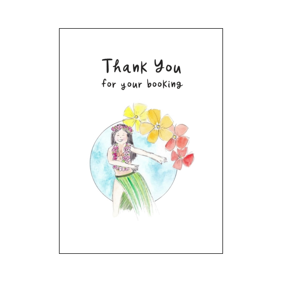 Hawaii Lei Thank You Card