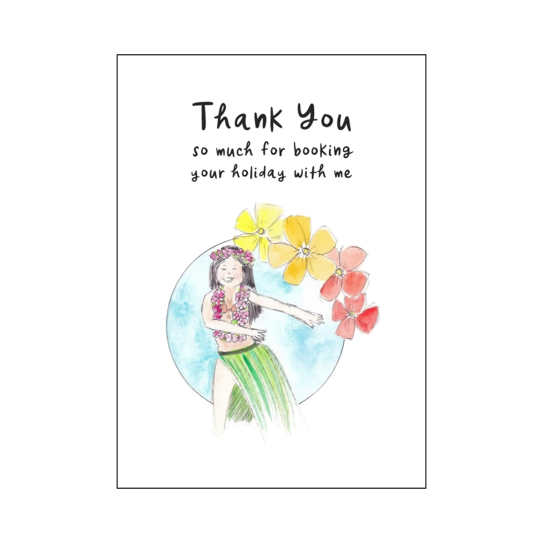 Hawaii Lei Thank You Card