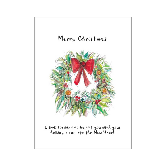 Christmas Wreath Card