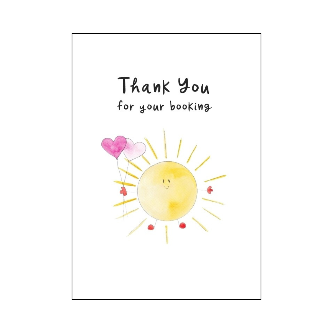 Sunshine Heart Balloons Card