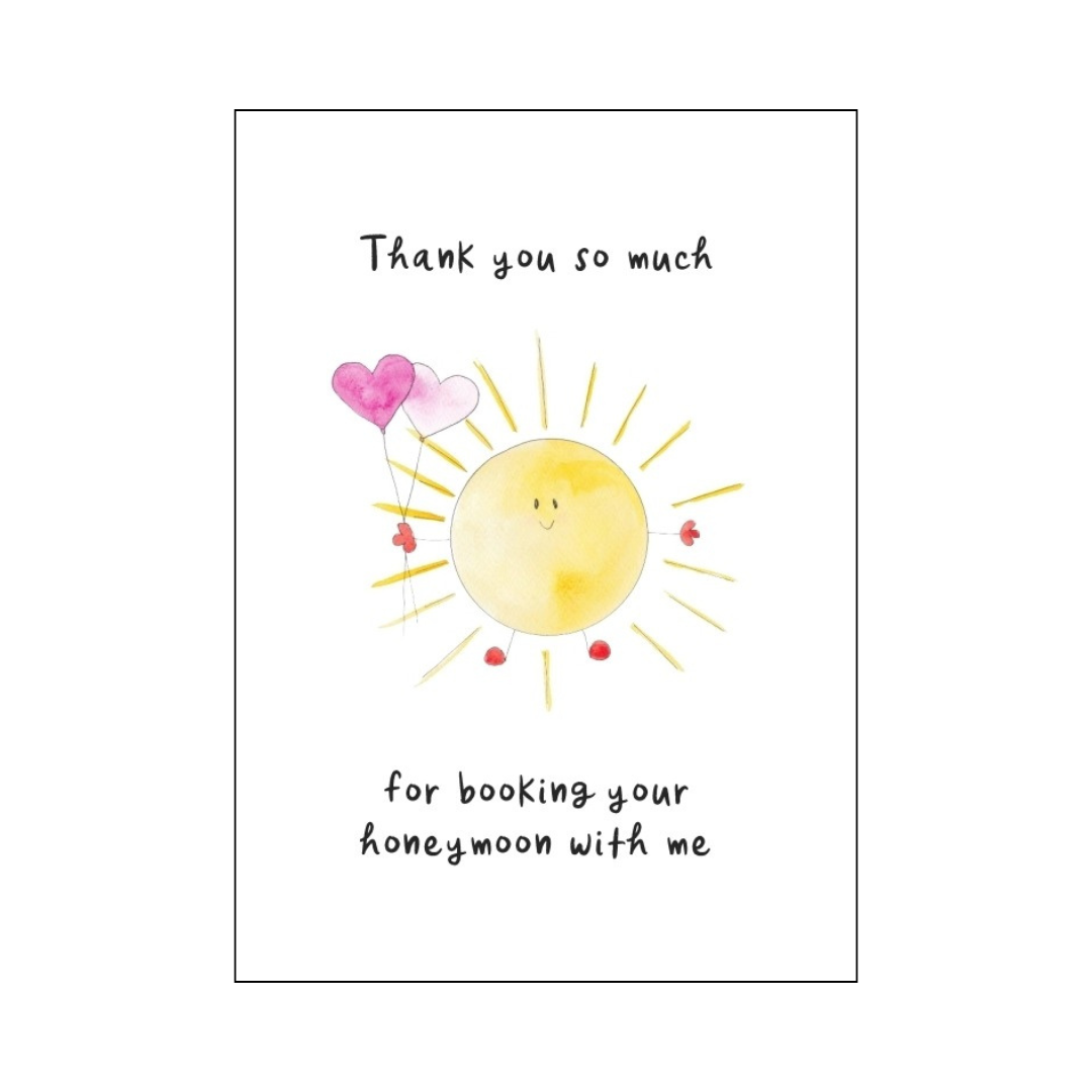 Sunshine Heart Balloons Card