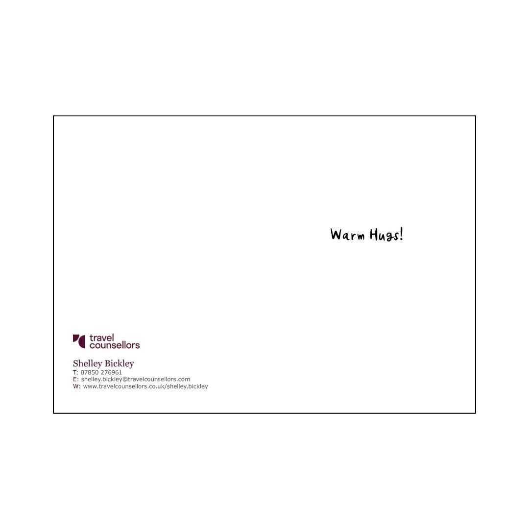 Warm Hugs Greetings Card